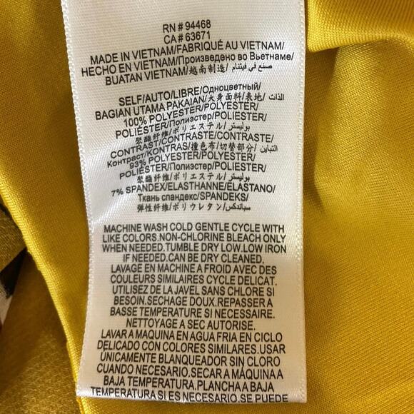 BCBGMAXAZRIA Multicolor Floral Colorblock Off the Shoulder Mini Dress Size M - Picture 7 of 7